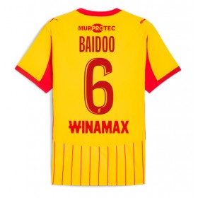RC Lens Samson Baidoo #6 Hemmakläder 2025-26 Kortärmad